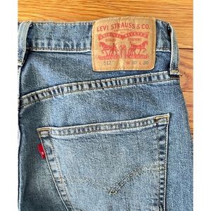 Levi’s blue 512 jeans